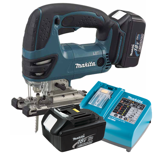 Makita Cordless Jigsaw 2600spm, 3" Wood, 18V, 2.7kg, DJV180RFE